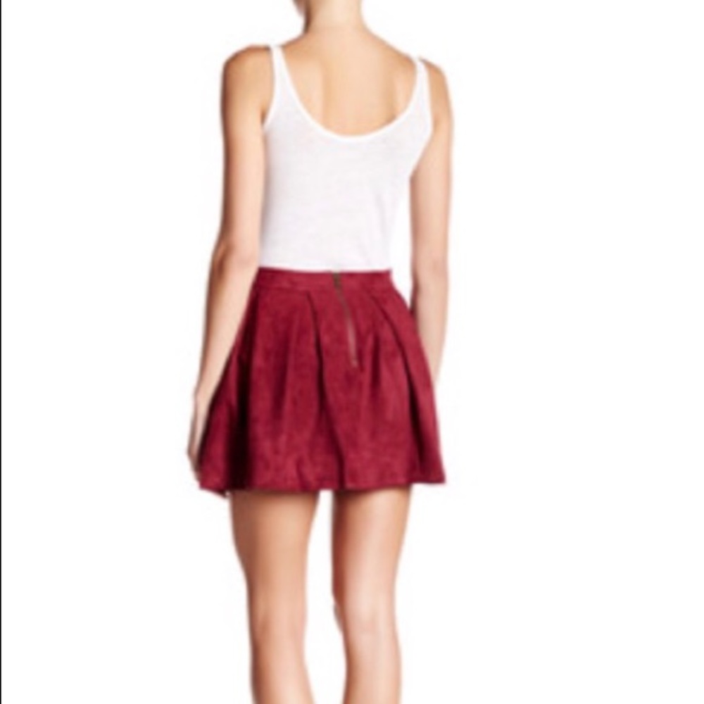 COPY - SALE Jackie’s Pleated Suede Skirt
